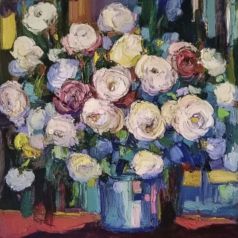 Vibrant Floral Bouquet by Avanesova Elena