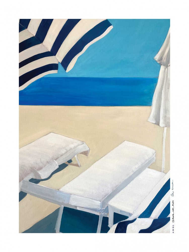 Summer Beach Getaway by Awol Art Alex