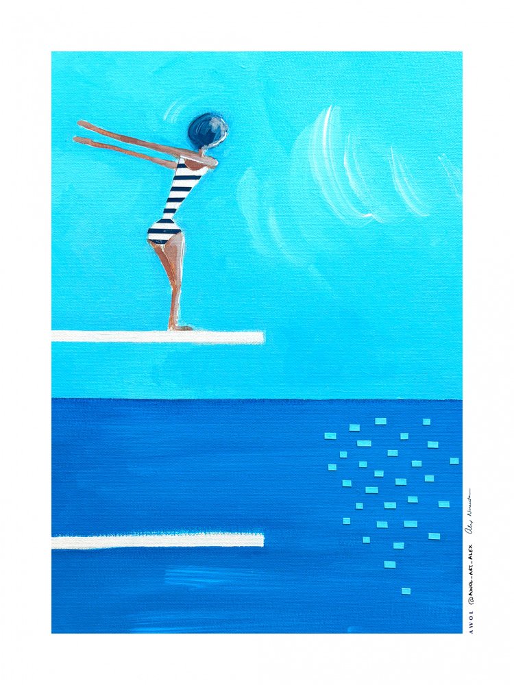 Summer Dive by Awol Art Alex