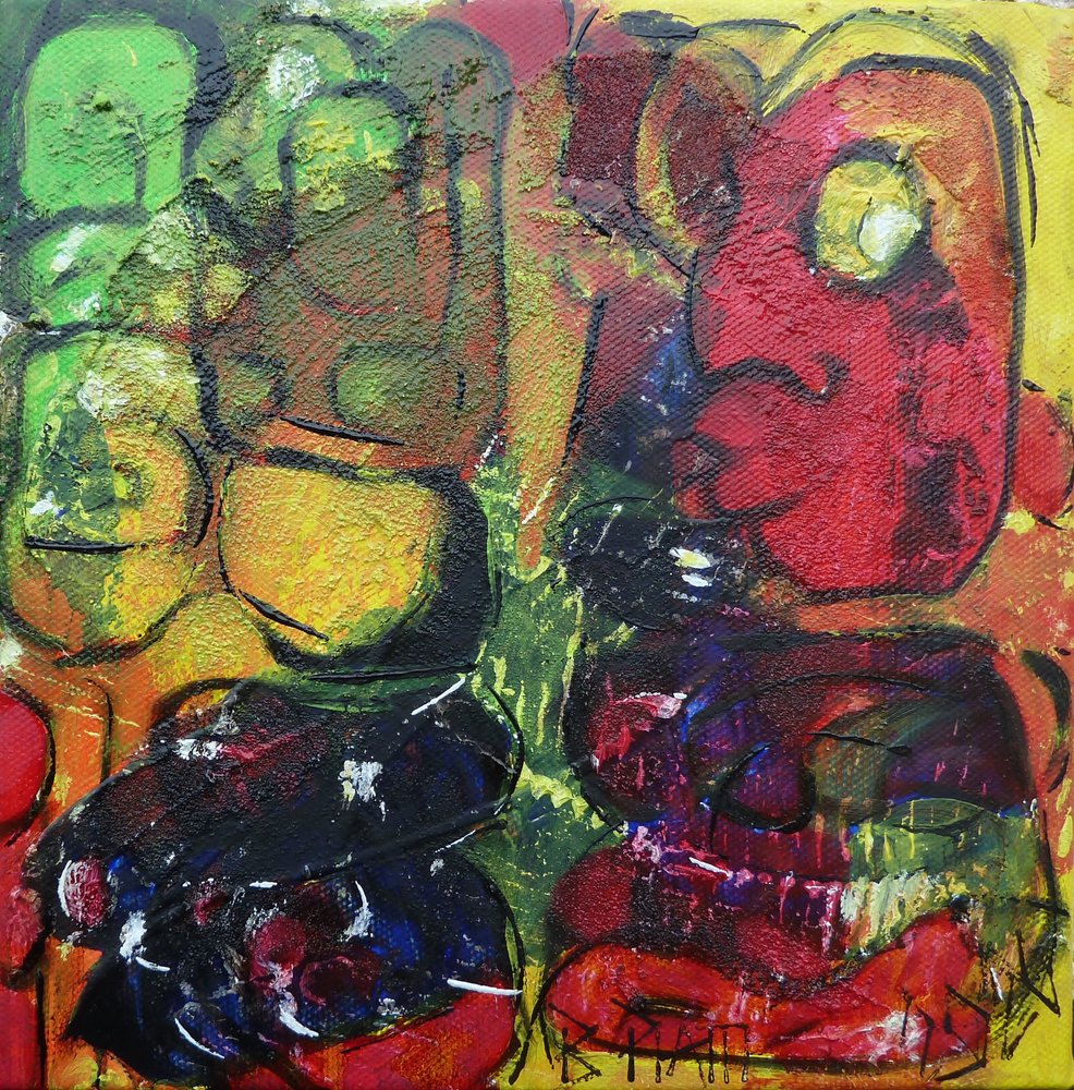 Colorful Abstract Figures by Barbara Piatti