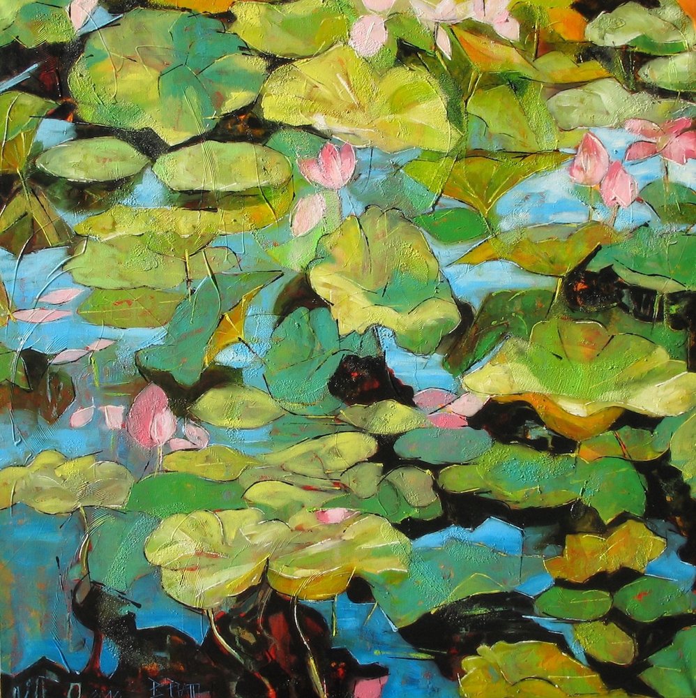 Serene Water Lilies by Barbara Piatti