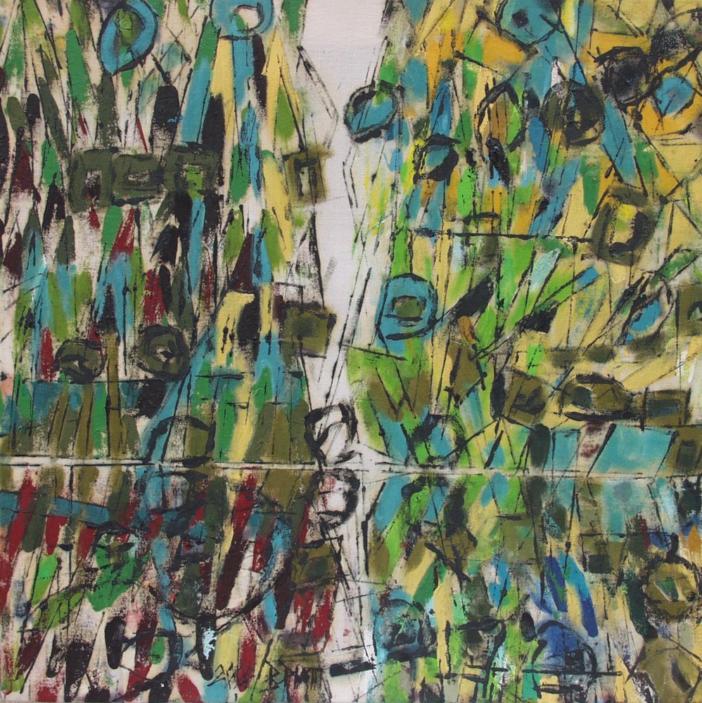 Vibrant Abstract Strokes by Barbara Piatti