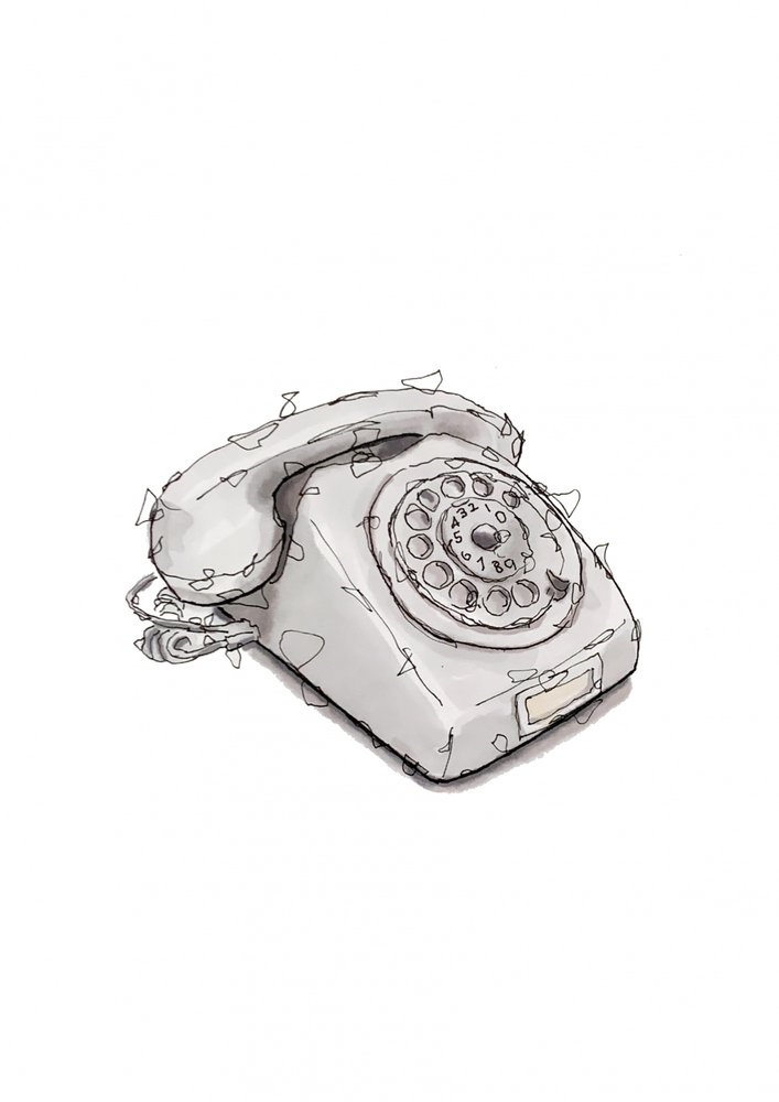 Nostalgic Rotary Phone by Borgenhag Holmqvist