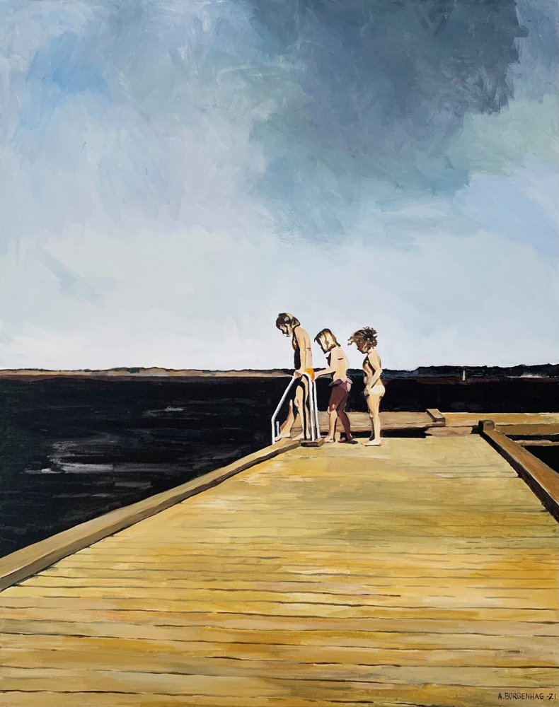 Summer Day Swim by Borgenhag Holmqvist