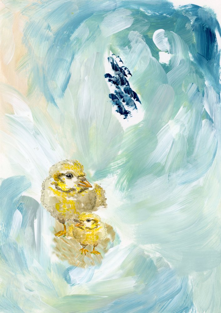 Sweet Baby Chicks by Breanna Megan Studio