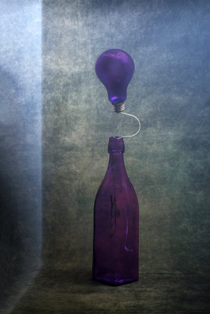Floating Purple Light by Brig Barkow