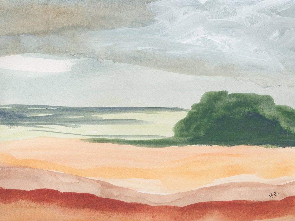 Abstract Desert Landscape by Bronwyn Baker