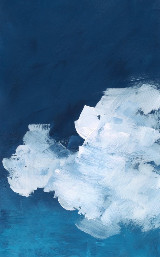 Dreamy Blue Clouds by Bronwyn Baker