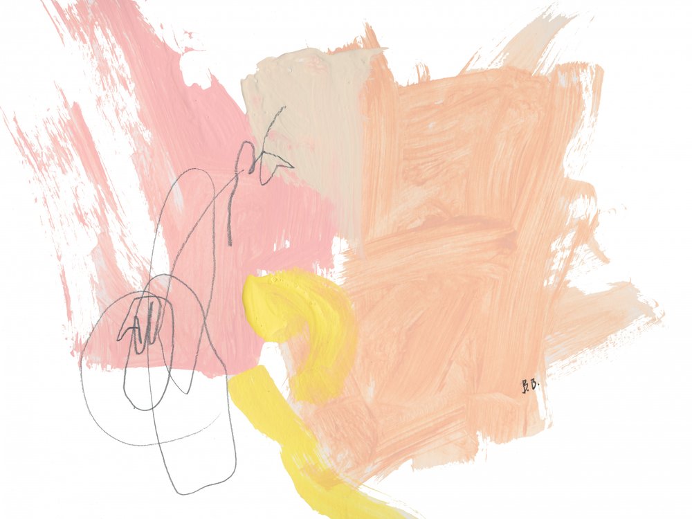 Modern Abstract Pastel by Bronwyn Baker
