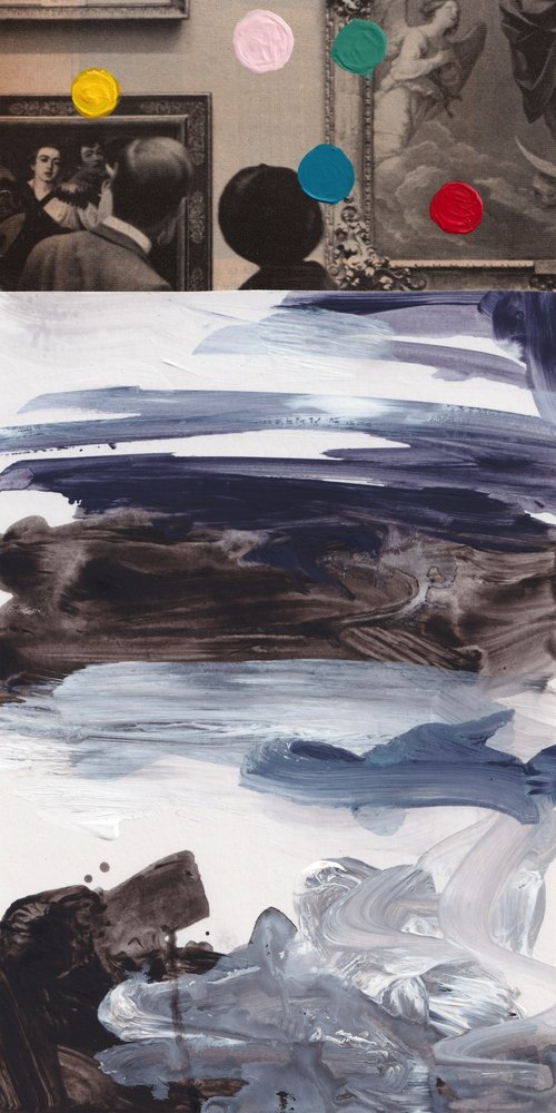 Museum Colors Abstract by Bronwyn Baker