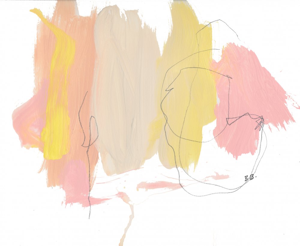 Soft Pastel Lines by Bronwyn Baker