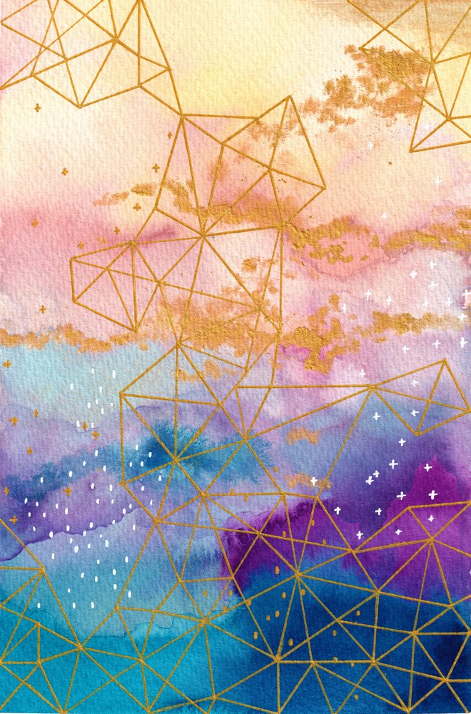 Celestial Gradient Geometry by Camille Contini