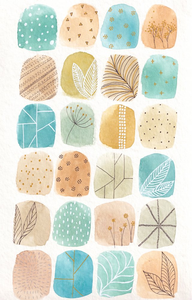 Organic Pattern Palette by Camille Contini