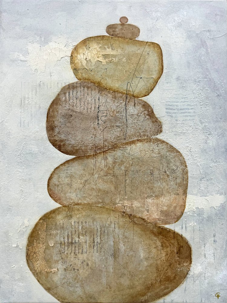 Stacked Zen Stones by Carolina Gårdheim