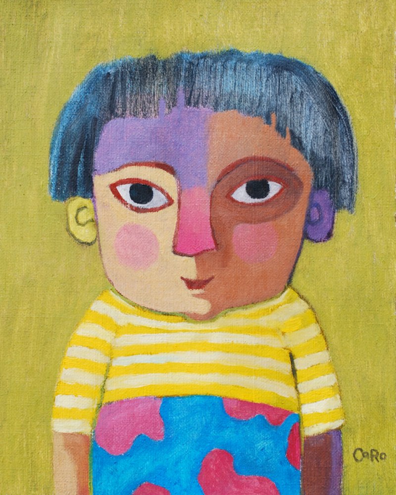 Whimsical Child Portrait by Caroline Roberts
