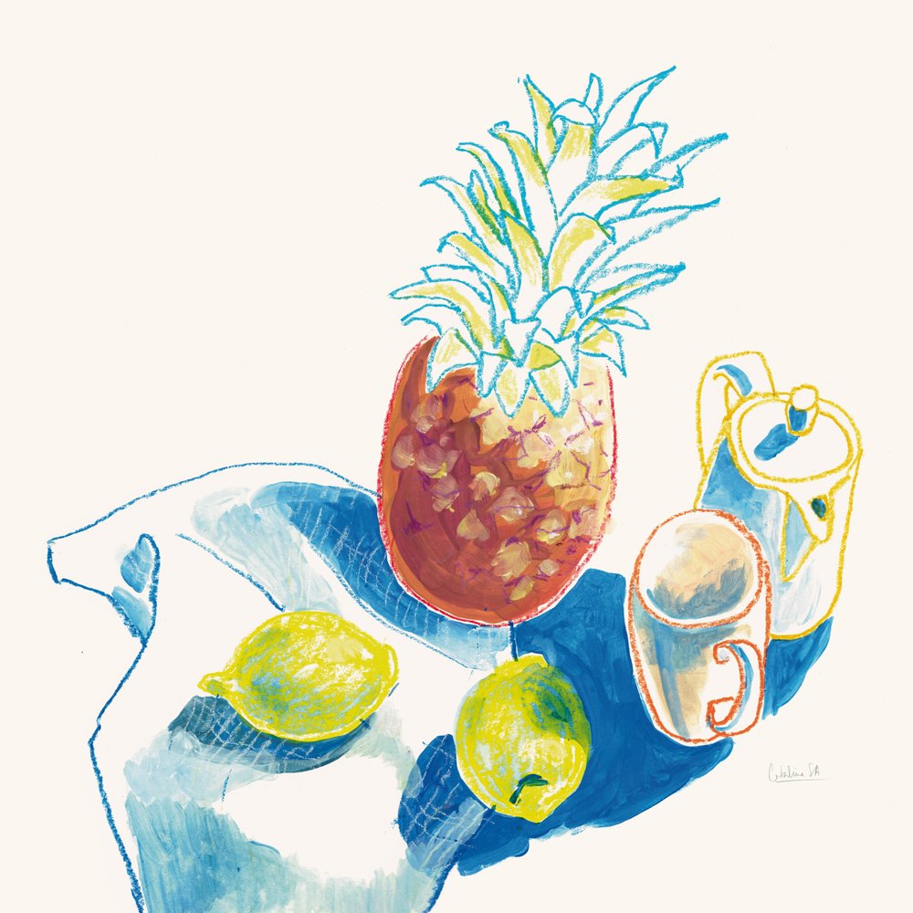 Fresh Tropical Still Life by Catalina Somolinos