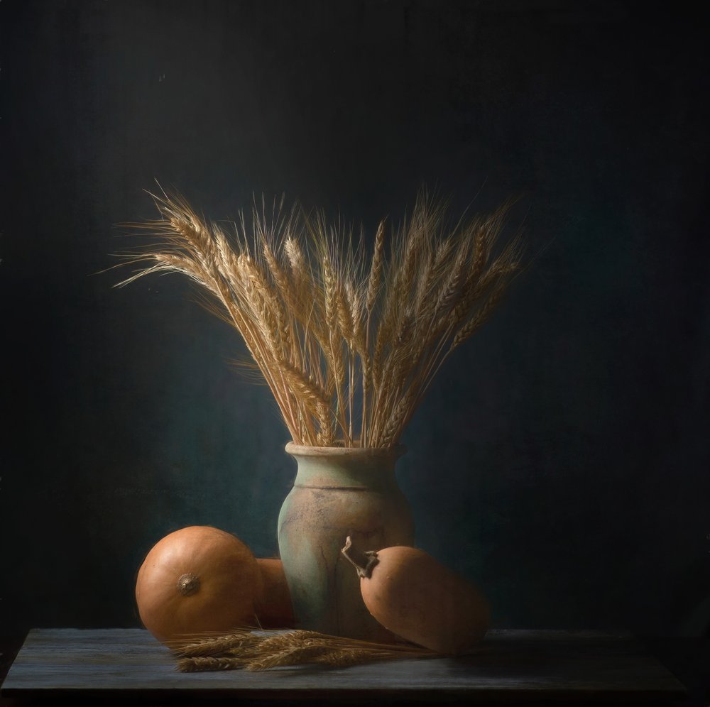 Golden Wheat Harvest by Catherine Wang