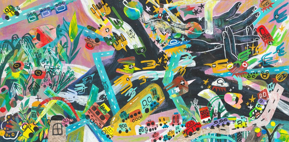 Interconnected Urban World by Changyu Zou