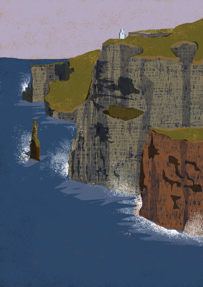 Towering Cliffs Lighthouse by Charlotte Trudgett