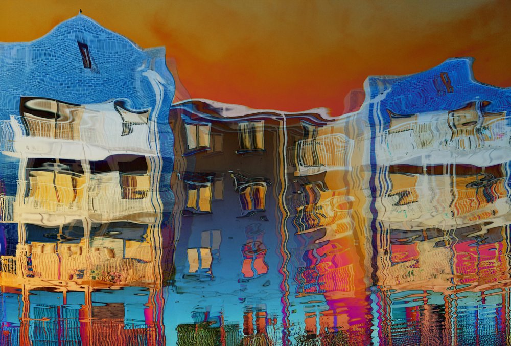 Vibrant City Reflections by Chris Hamilton