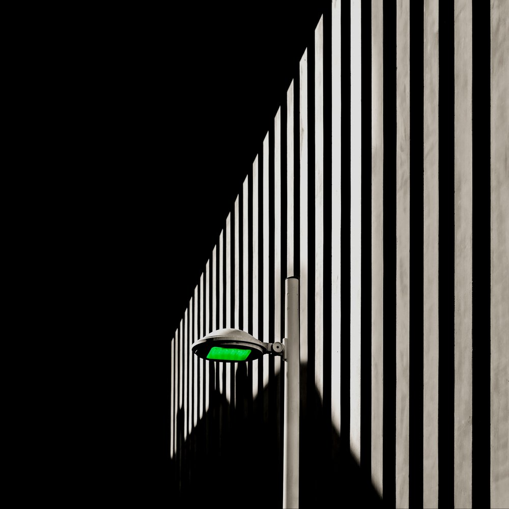 Graphic Green Light by Christian MARCEL