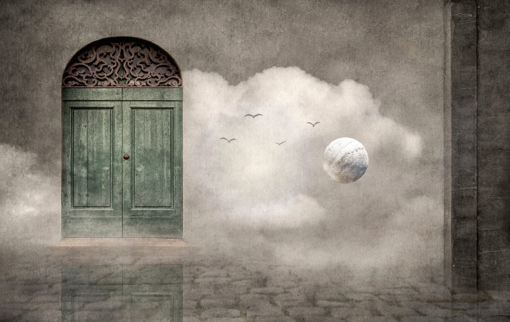 Green Door Dreamscape by Christian MARCEL