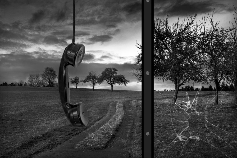 Shattered Phone Landscape by Christian MARCEL