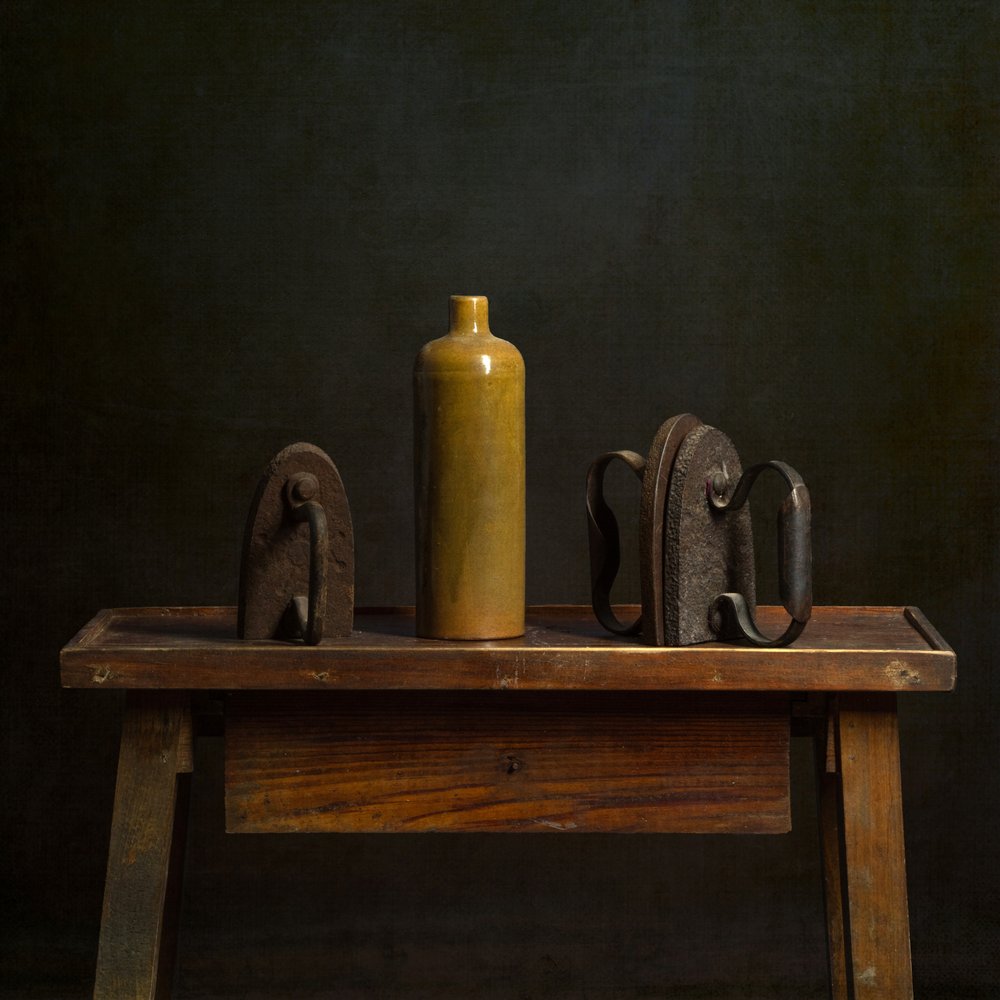 Vintage Iron Still Life by Christian MARCEL