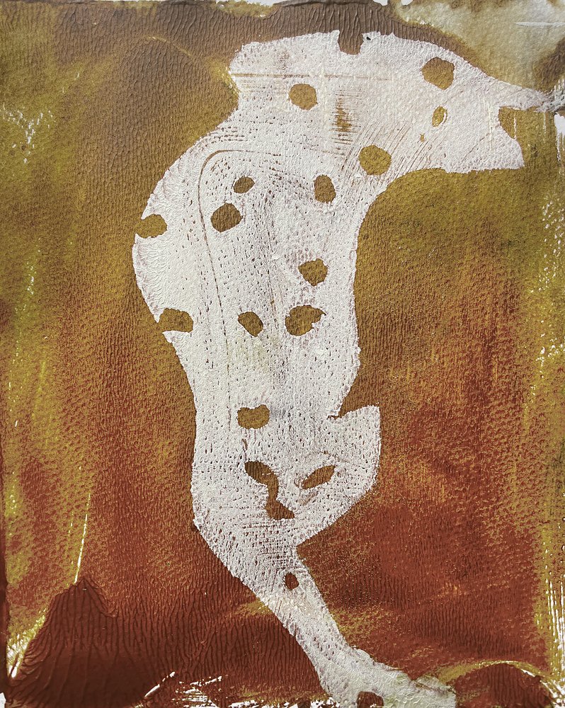 Abstract Seahorse Form by Christina Misuro