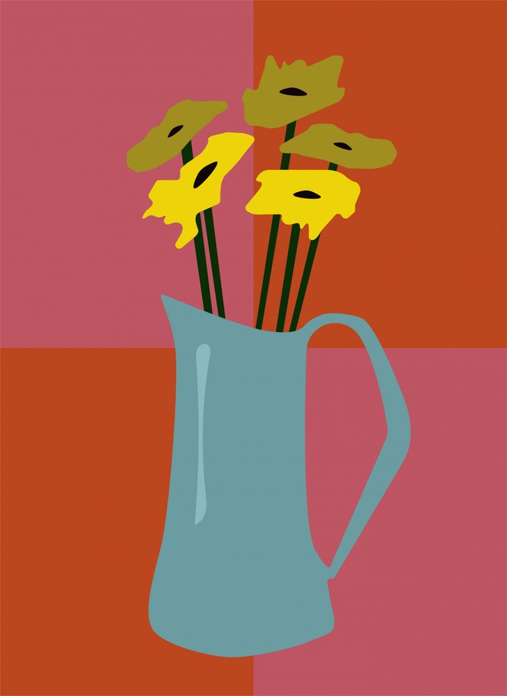 Flowers In Vase by Christina Misuro