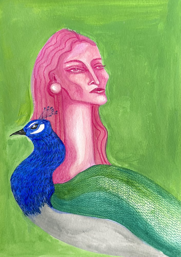 Lady and The Peacock by Christina Misuro