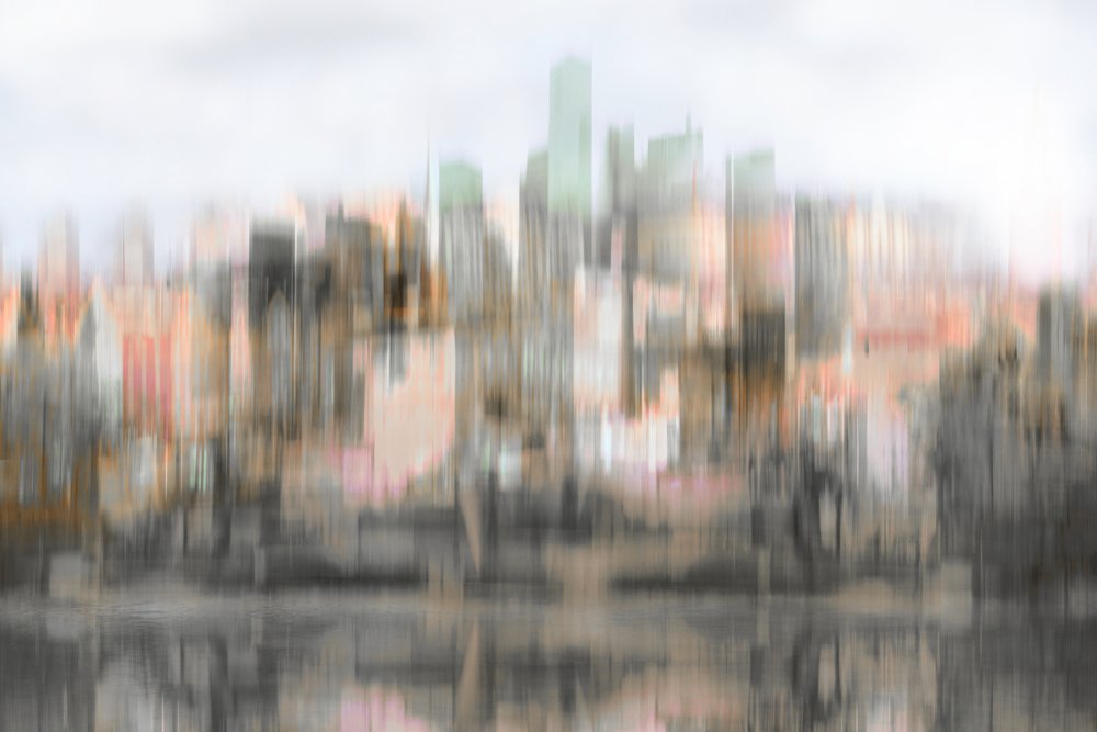 Abstract City Reflection by Christina Sillen