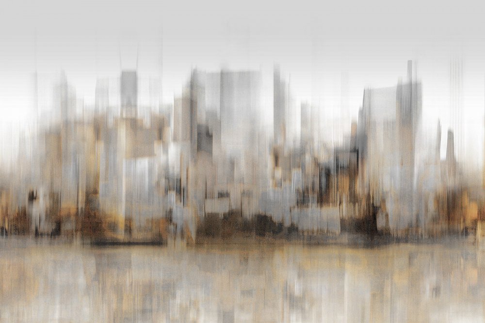 Abstract City Reflections by Christina Sillen