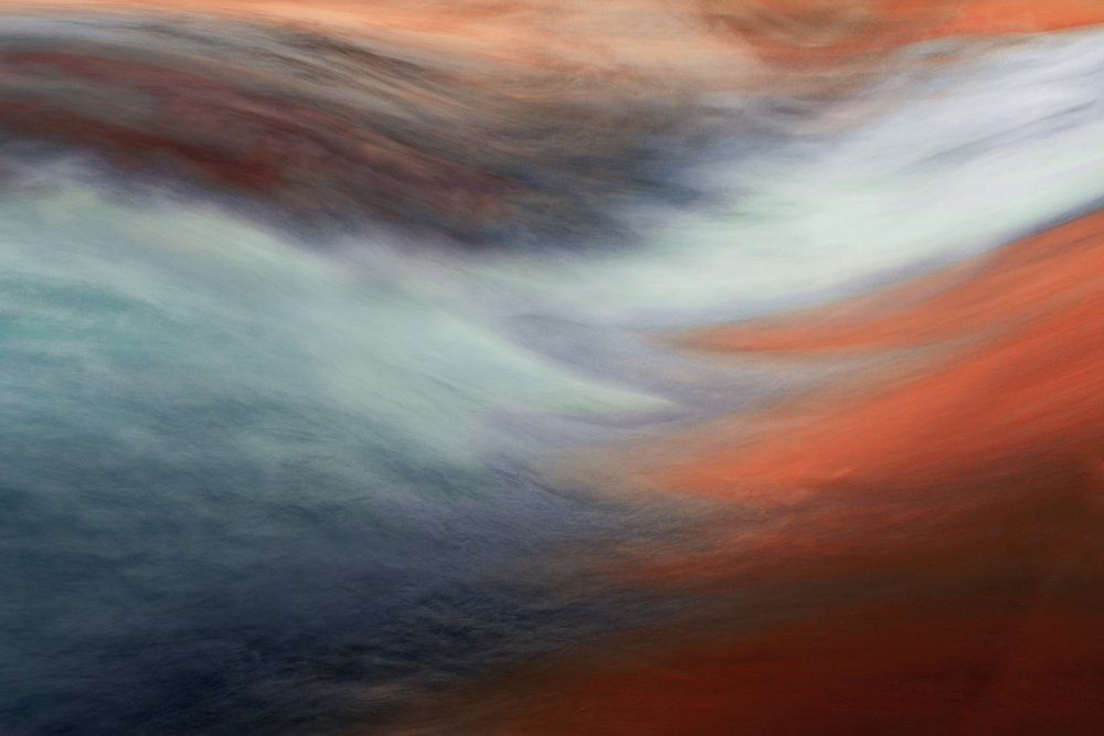 Abstract Color Waves by Christina Sillen