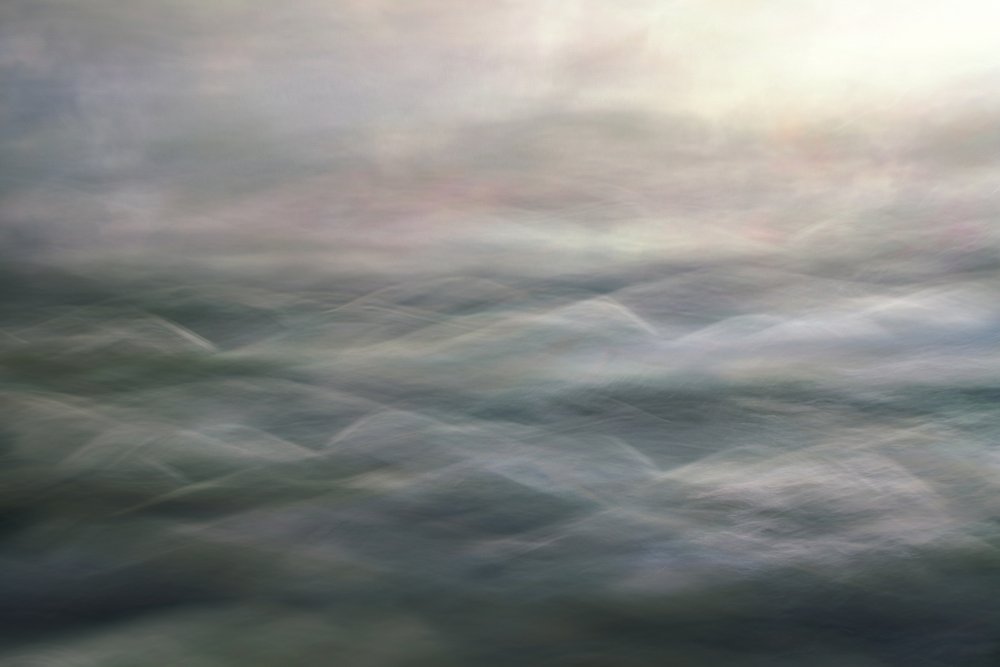 Dreamy Abstract Ocean by Christina Sillen