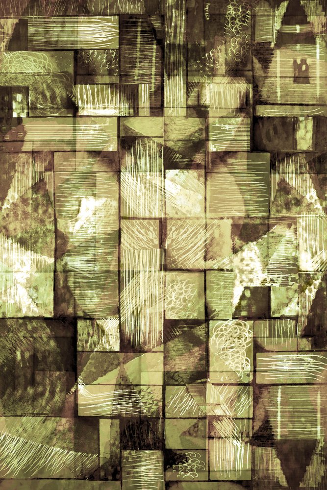Earthy Geometric Fragments by Christina Sillen