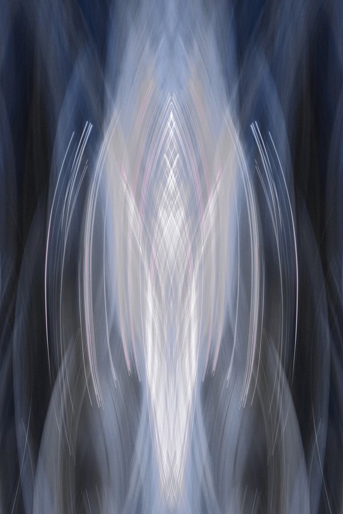Ethereal Blue Flow by Christina Sillen