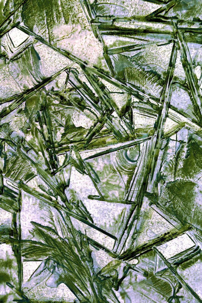 Fractured Green Ice by Christina Sillen