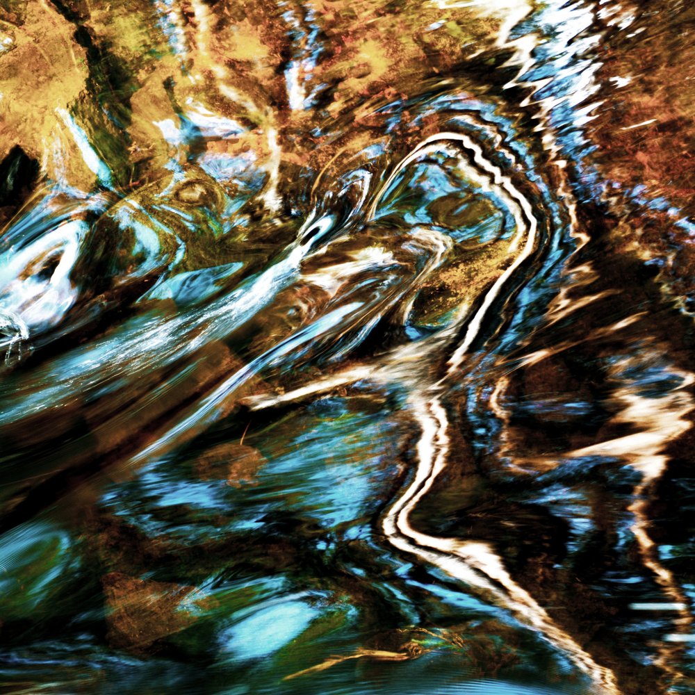 Liquid Gold Swirls by Christina Sillen