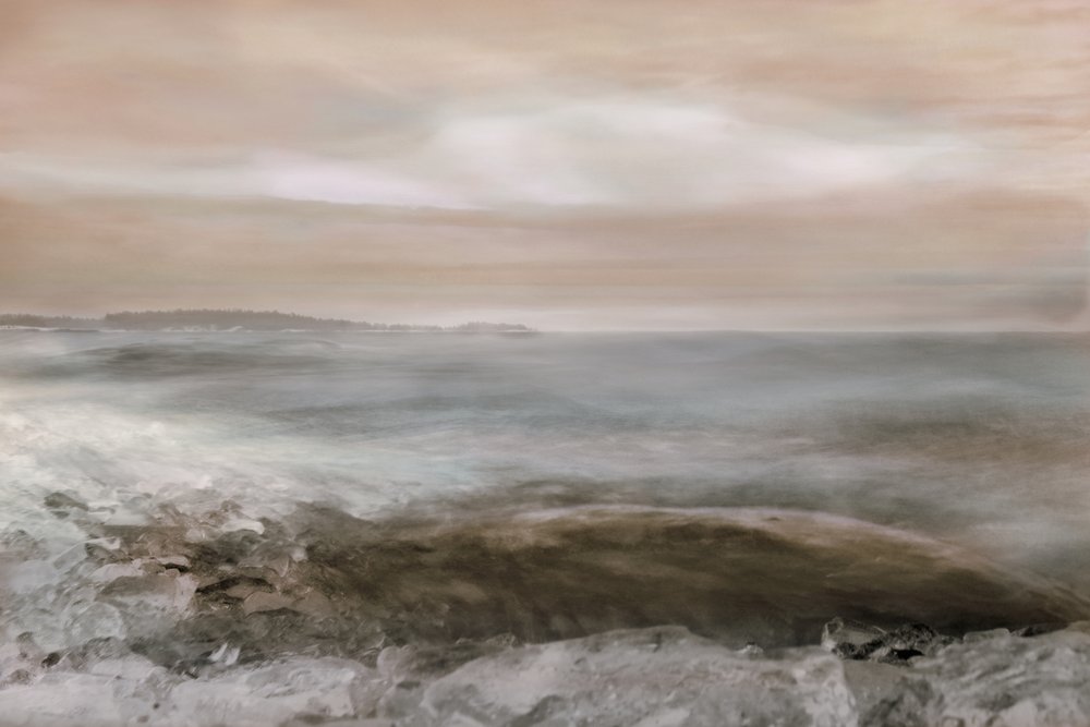 Misty Coastal Serenity by Christina Sillen