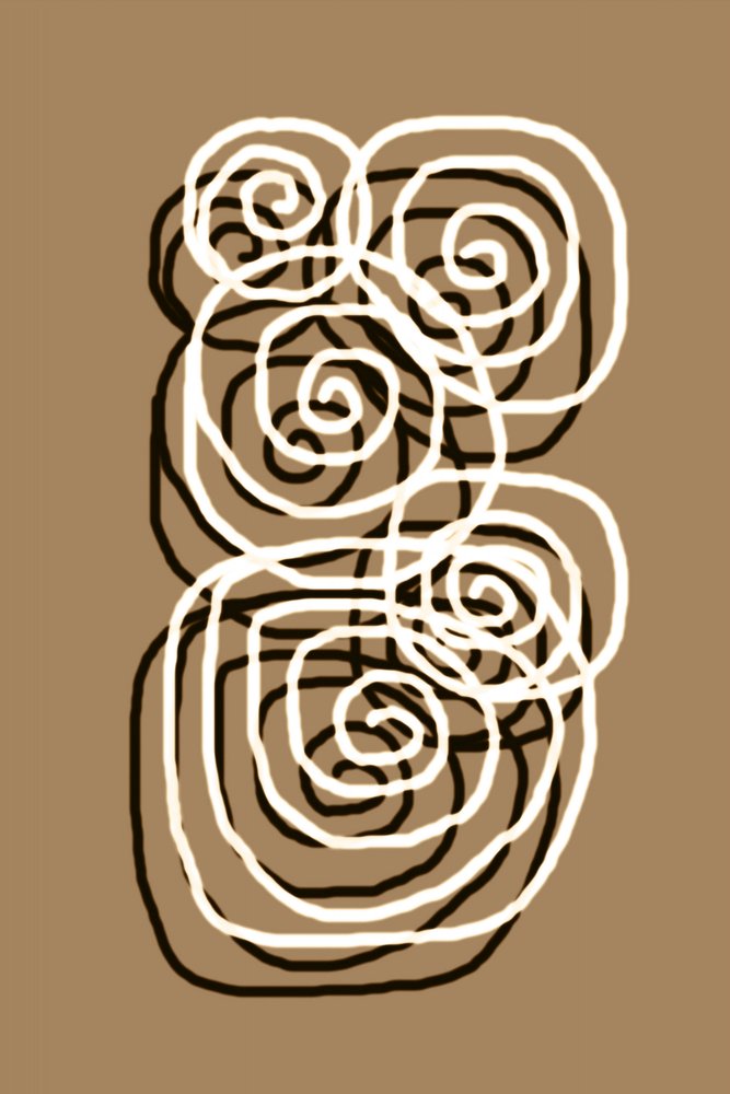 Organic Neutral Swirls by Christina Sillen