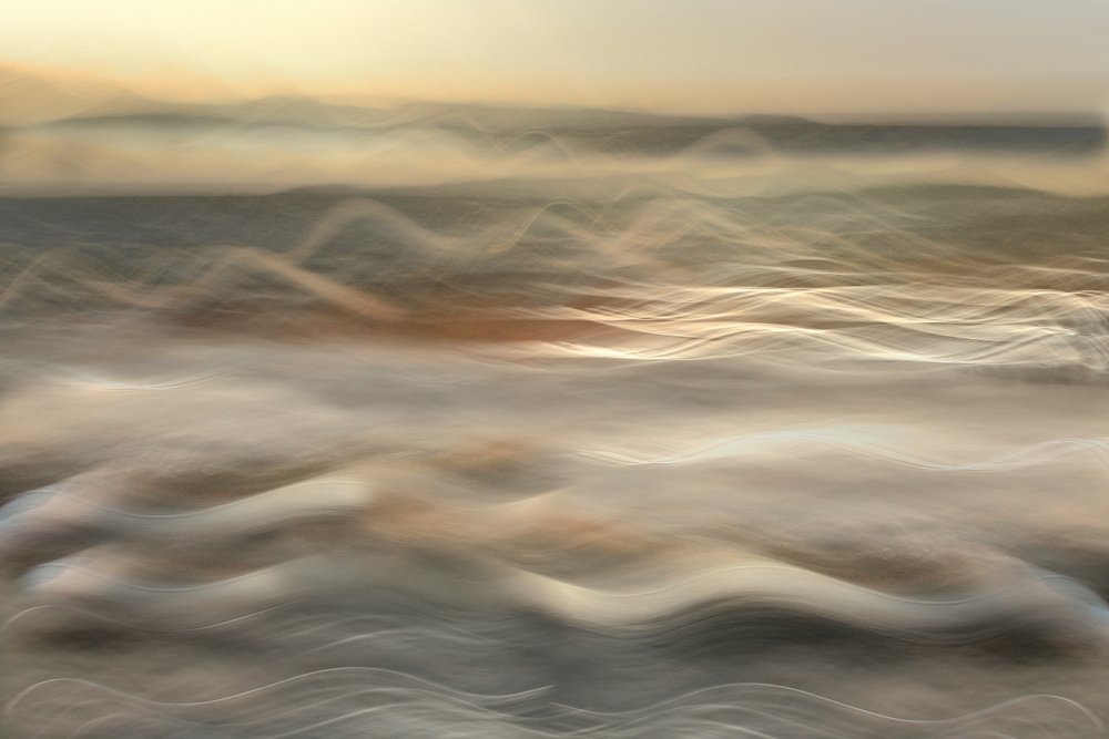 Serene Ocean Flow by Christina Sillen