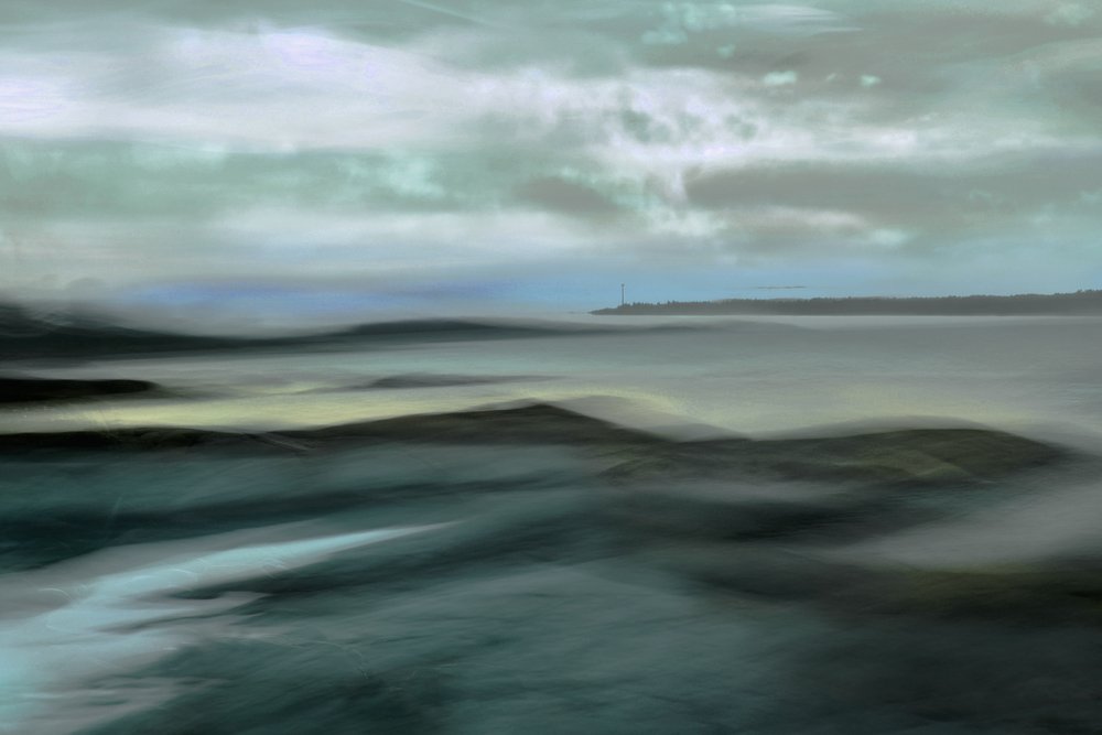 Tranquil Misty Sea by Christina Sillen