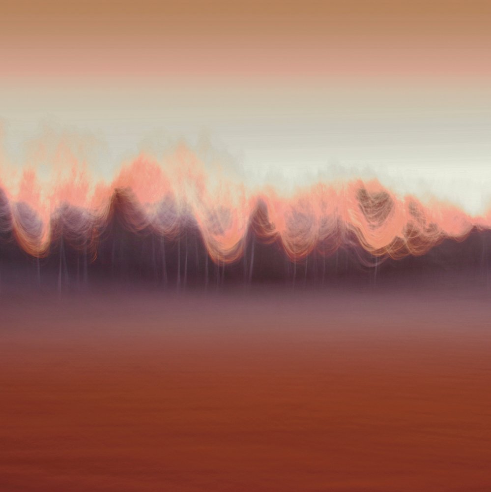 Warm Abstract Landscape by Christina Sillen