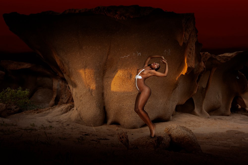 Ancient Desert Figure by Christine von Diepenbroek