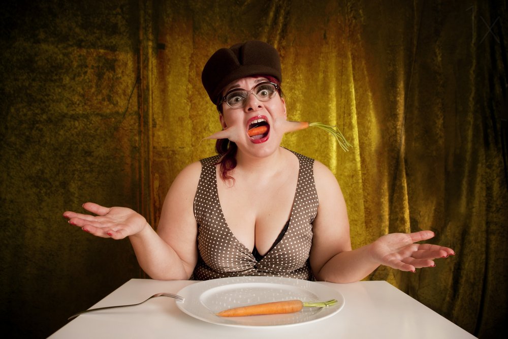 Funny Carrot Expression by Christine von Diepenbroek