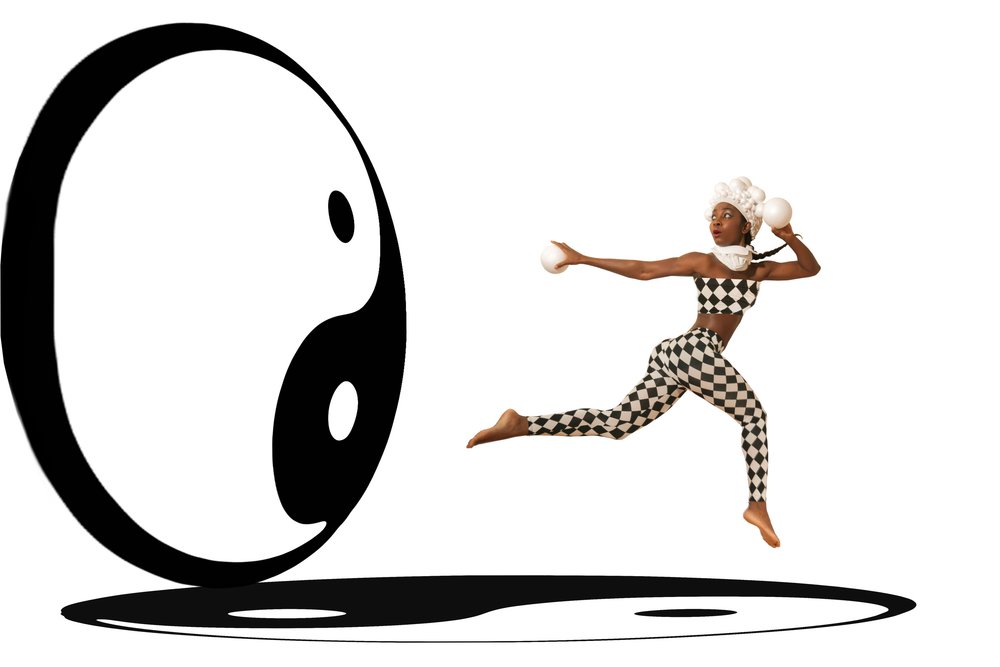 Harlequin Yin Yang Balance by Christine von Diepenbroek