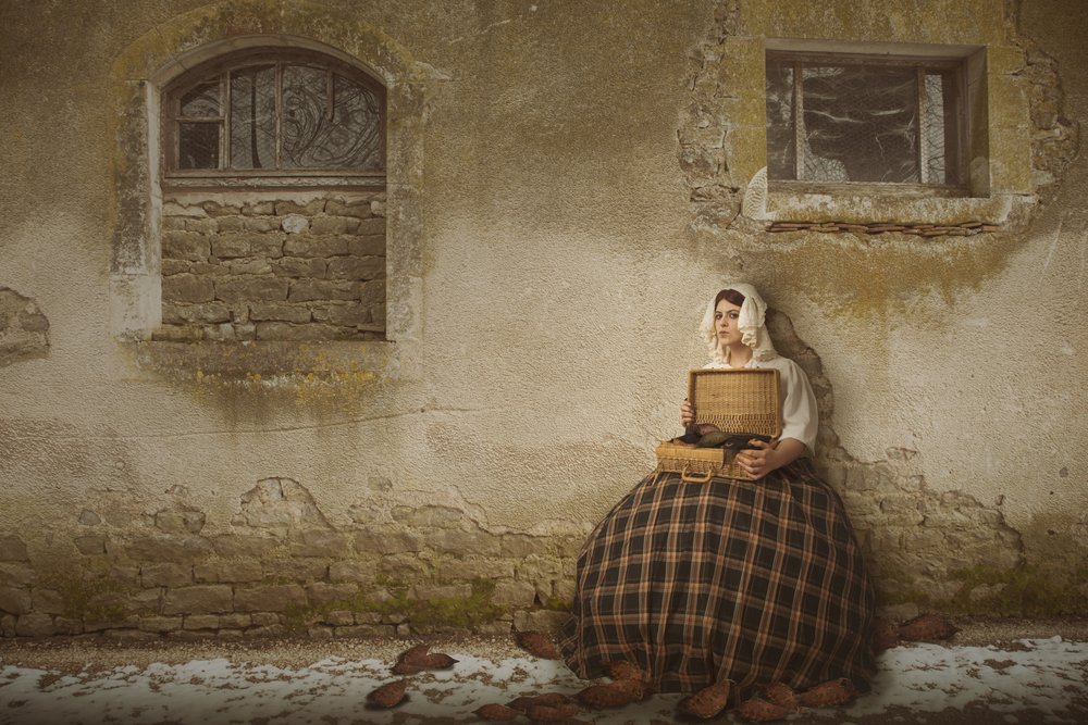 Melancholy Vintage Traveler by Christine von Diepenbroek