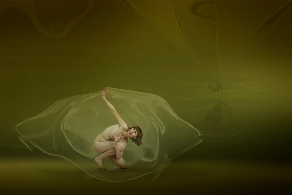 Nude Figure Ethereal by Christine von Diepenbroek
