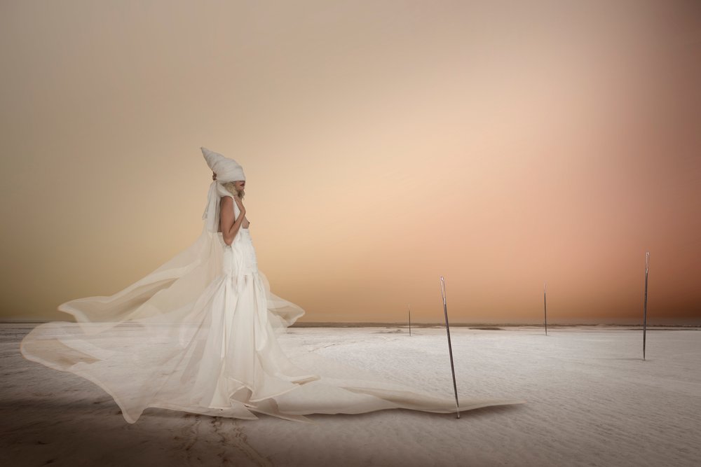 Pregnant Desert Woman by Christine von Diepenbroek